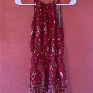 Paisley print romper